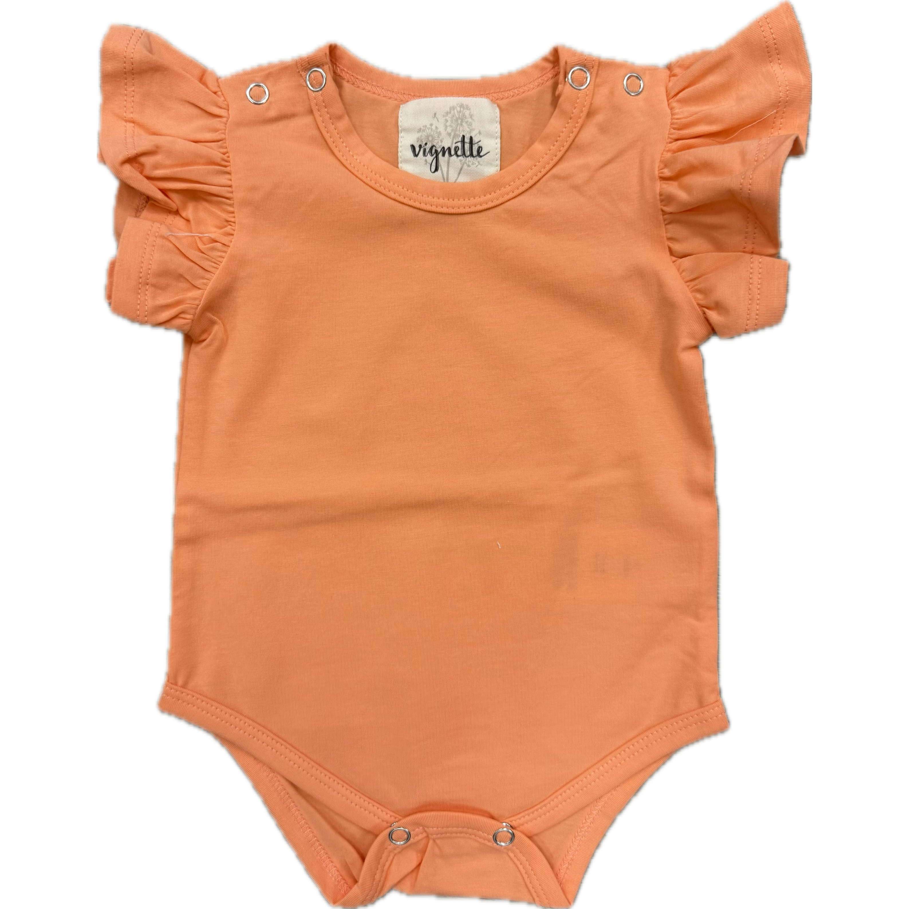 Vignette Orange Onesie-VIGNETTE-Little Giant Kidz