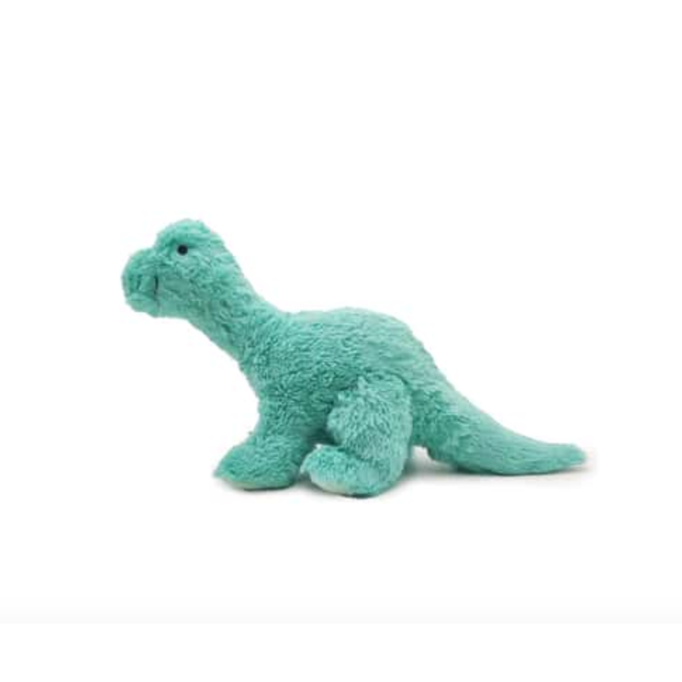 Warmies® Cozy Plush Teal Long Neck Dinosaur-INTELEX-Little Giant Kidz
