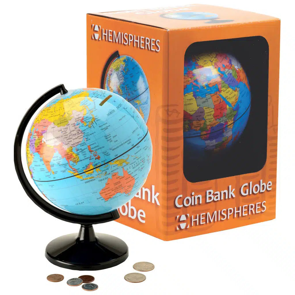 Waypoint Geographic Coin Bank Globe-Waypoint Geographic-Little Giant Kidz