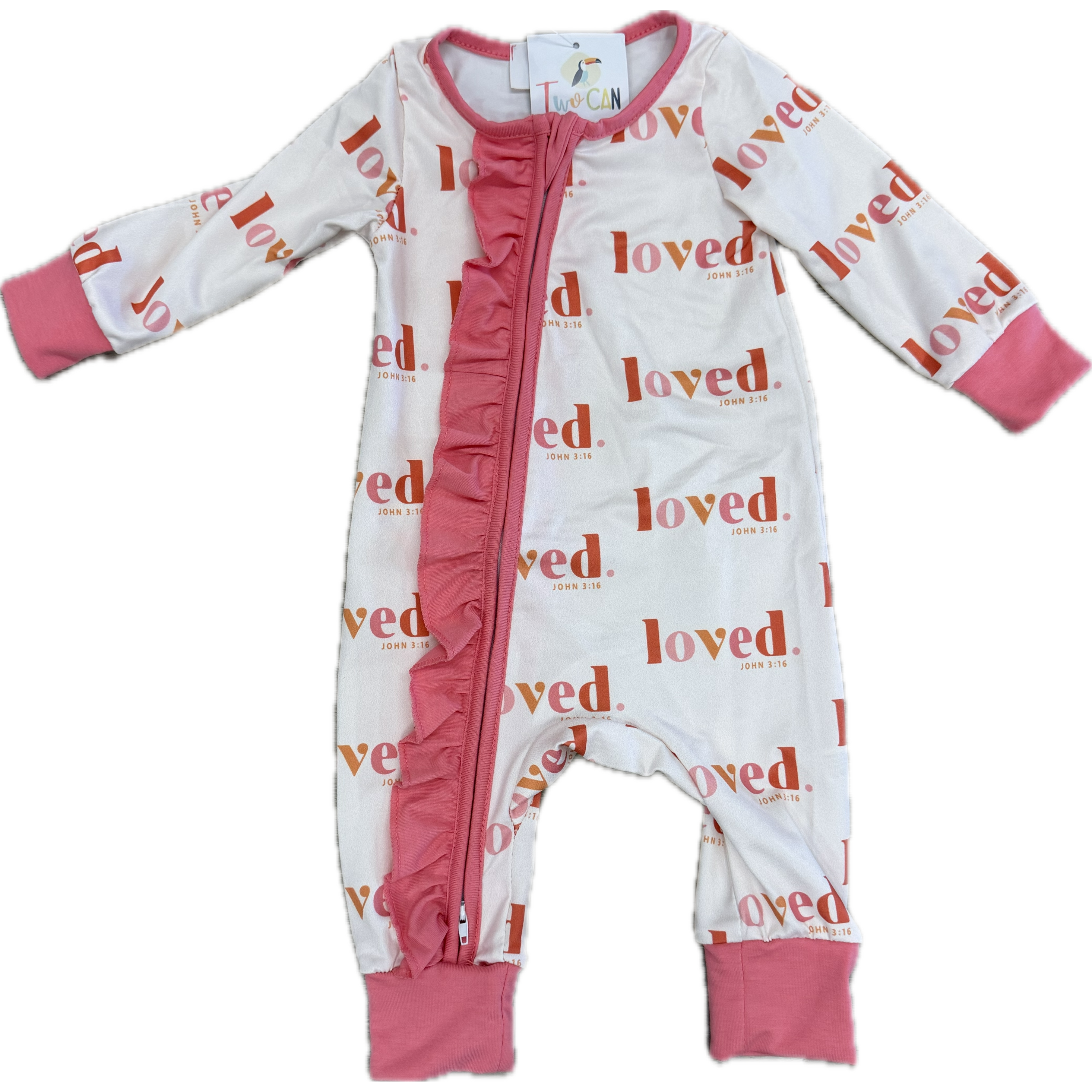 Wellington Loved Girls Infant Romper-Wellington-Little Giant Kidz