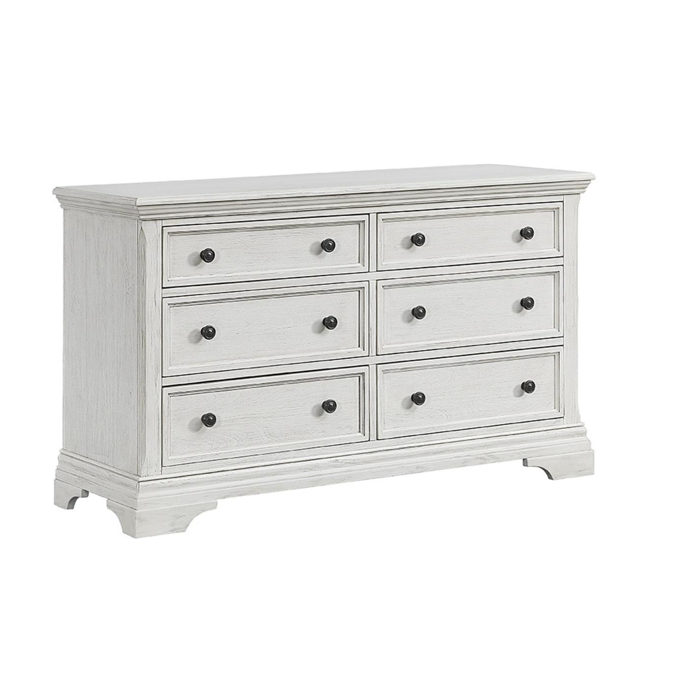 Westwood Design Olivia Nursery 6 Drawer Dresser - Brushed White-WESTWOOD-Little Giant Kidz