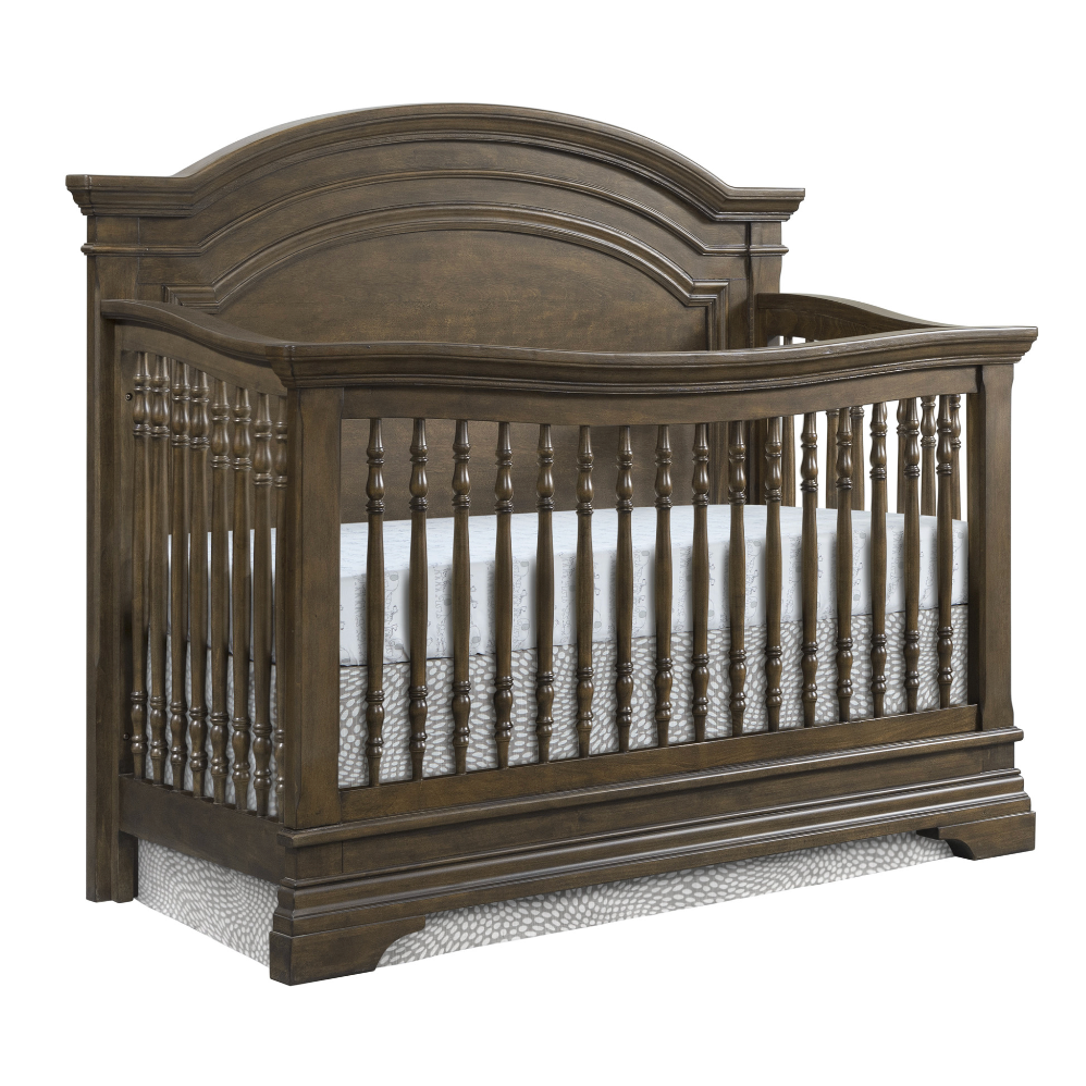 Westwood Design Olivia Nursery Convertible Arch Back Crib - Rosewood-WESTWOOD-Little Giant Kidz
