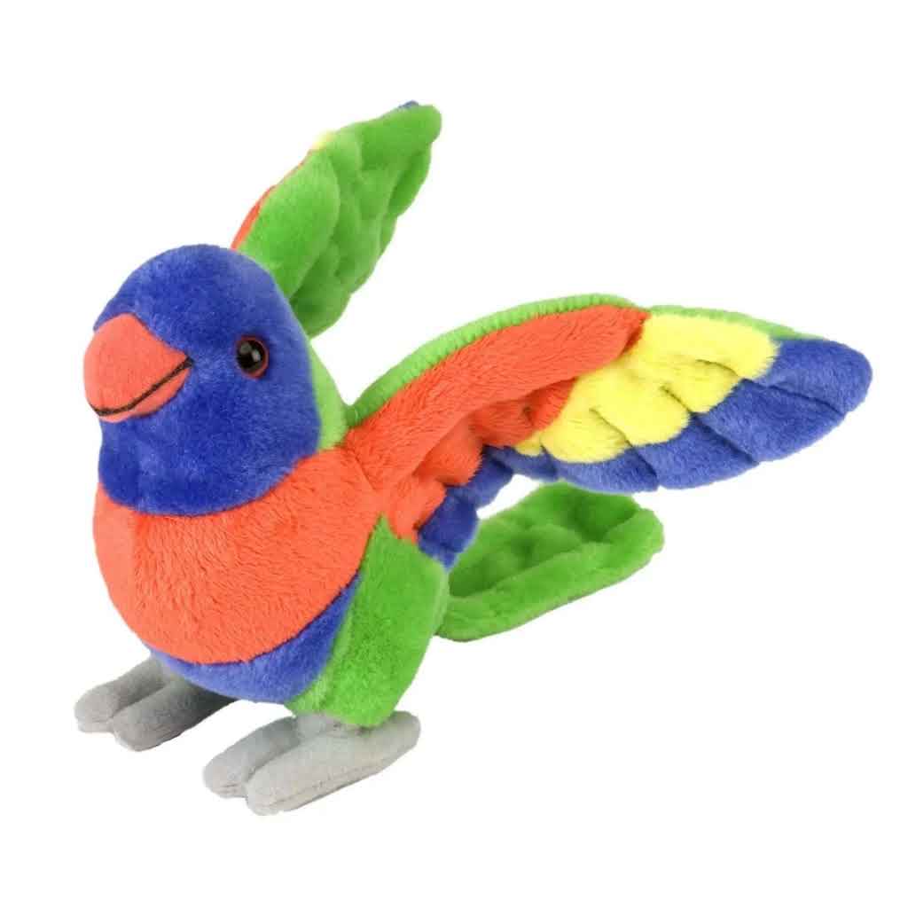Wild Republic Lorikeet Stuffed Animal - 8"-Wild Republic-Little Giant Kidz