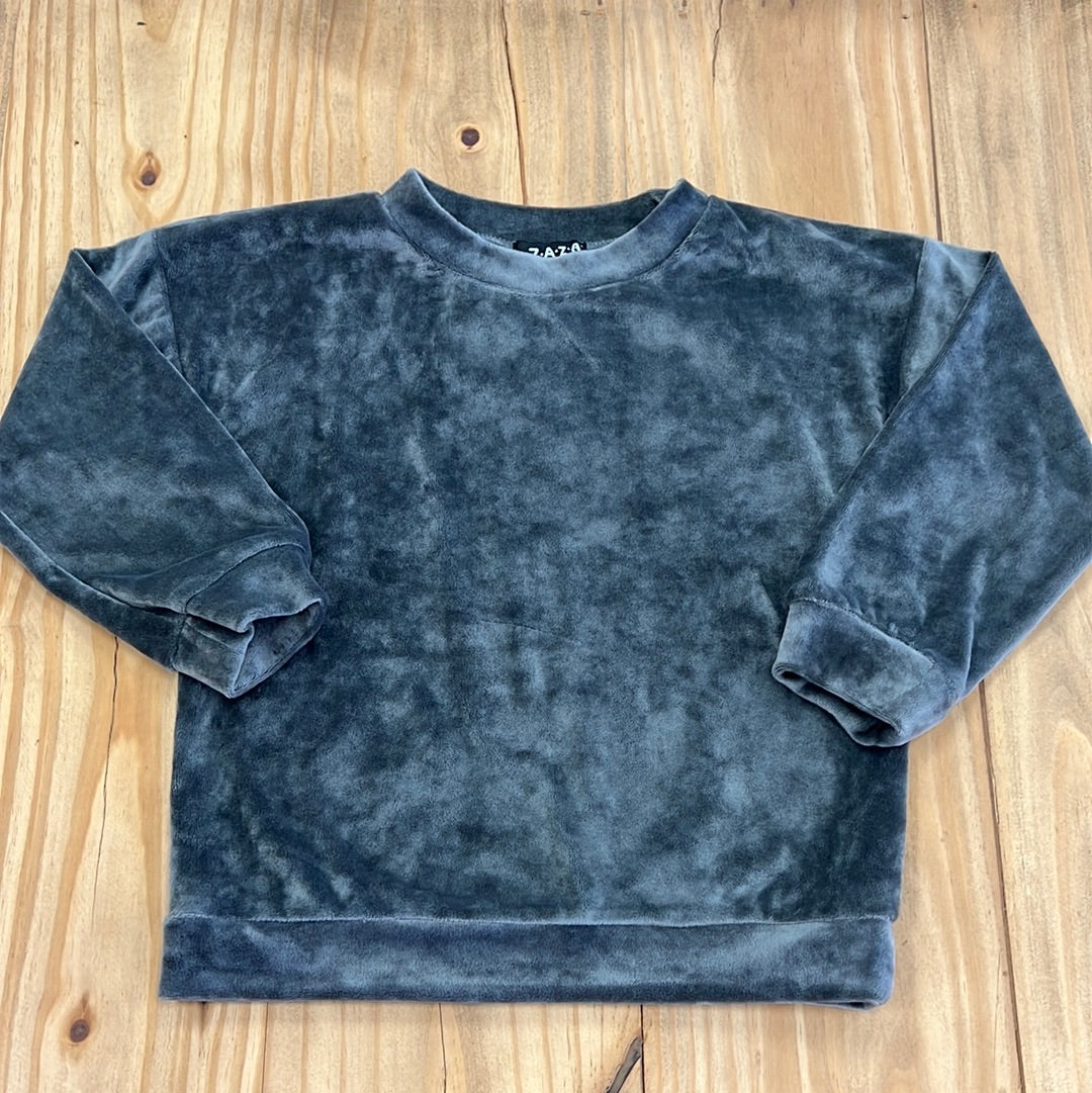 ZaZa Couture Soft Grey Sweater-ZAZA COUTURE-Little Giant Kidz