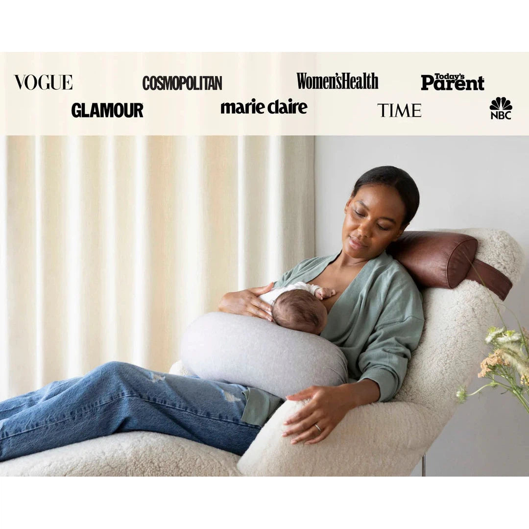 bbhugme® Nursing Pillow - Blue Melange-bbhugme®-Little Giant Kidz