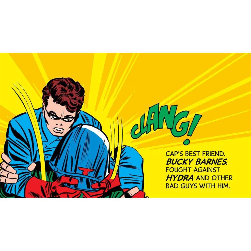 Abrams Books: Captain America: My Mighty Marvel First Book (Board Book)-ABRAMS BOOKS-Little Giant Kidz