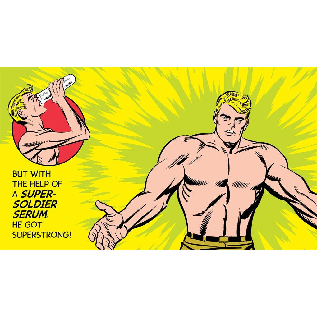 Abrams Books: Captain America: My Mighty Marvel First Book (Board Book)-ABRAMS BOOKS-Little Giant Kidz