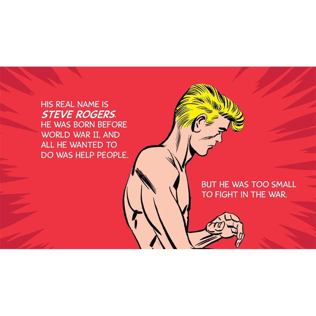 Abrams Books: Captain America: My Mighty Marvel First Book (Board Book)-ABRAMS BOOKS-Little Giant Kidz