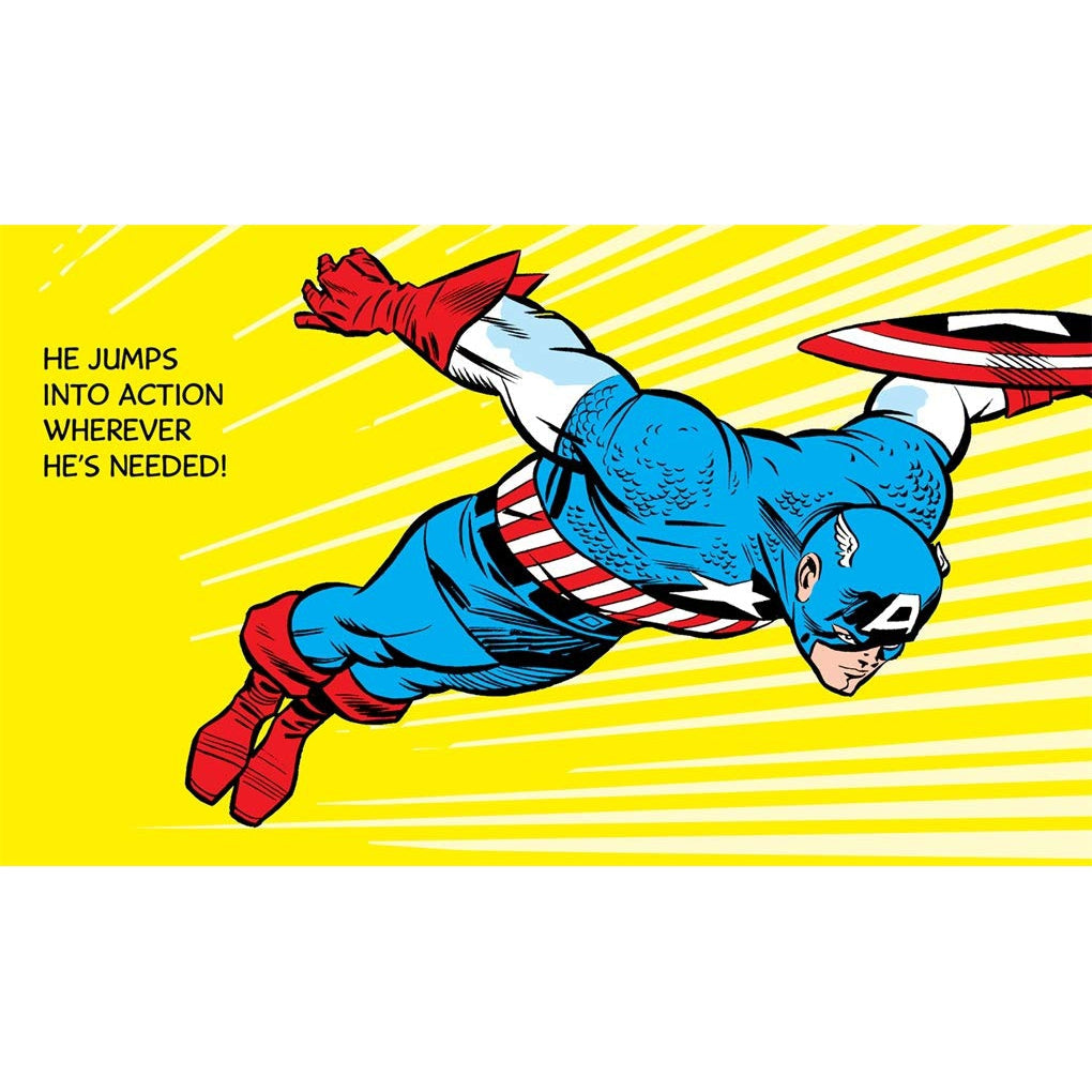 Abrams Books: Captain America: My Mighty Marvel First Book (Board Book)-ABRAMS BOOKS-Little Giant Kidz