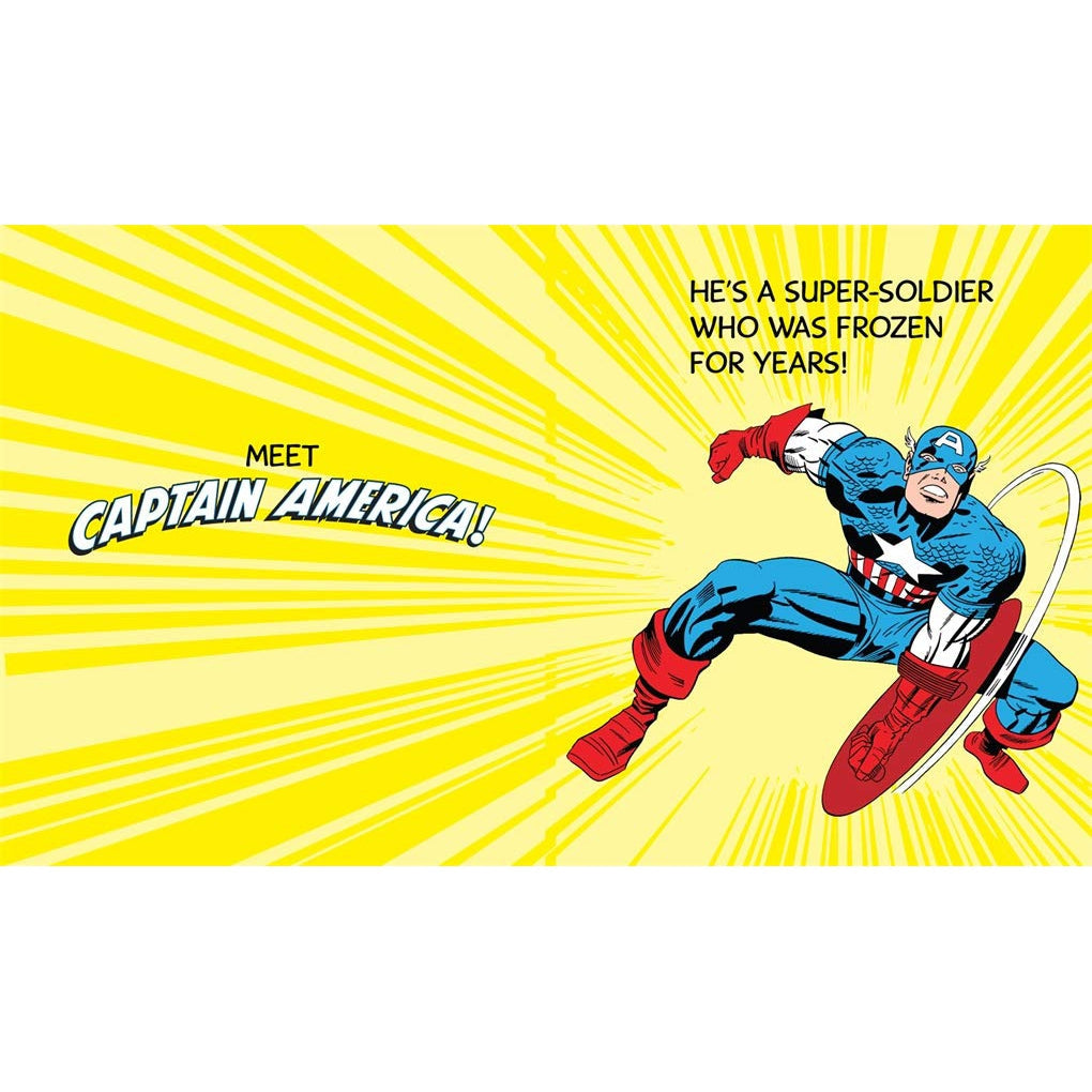Abrams Books: Captain America: My Mighty Marvel First Book (Board Book)-ABRAMS BOOKS-Little Giant Kidz