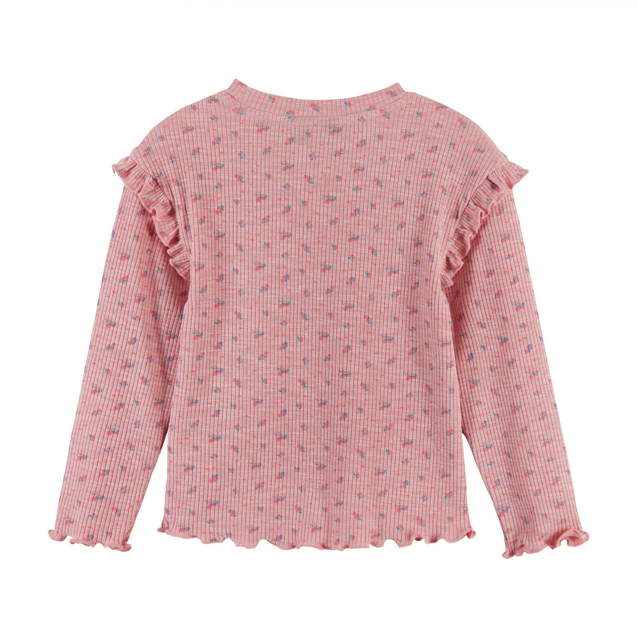 Andy & Evan Pink Floral Long Sleeve Tee-ANDY & EVAN-Little Giant Kidz