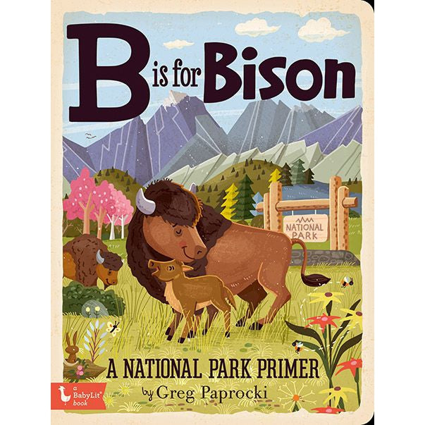 B is for Bison (Board Book)-GIBBS SMITH-Little Giant Kidz