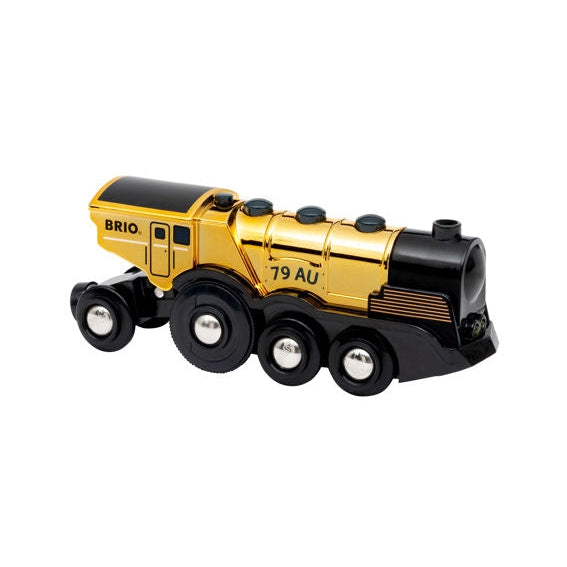 BRIO Mighty Gold Action Locomotive-BRIO-Little Giant Kidz