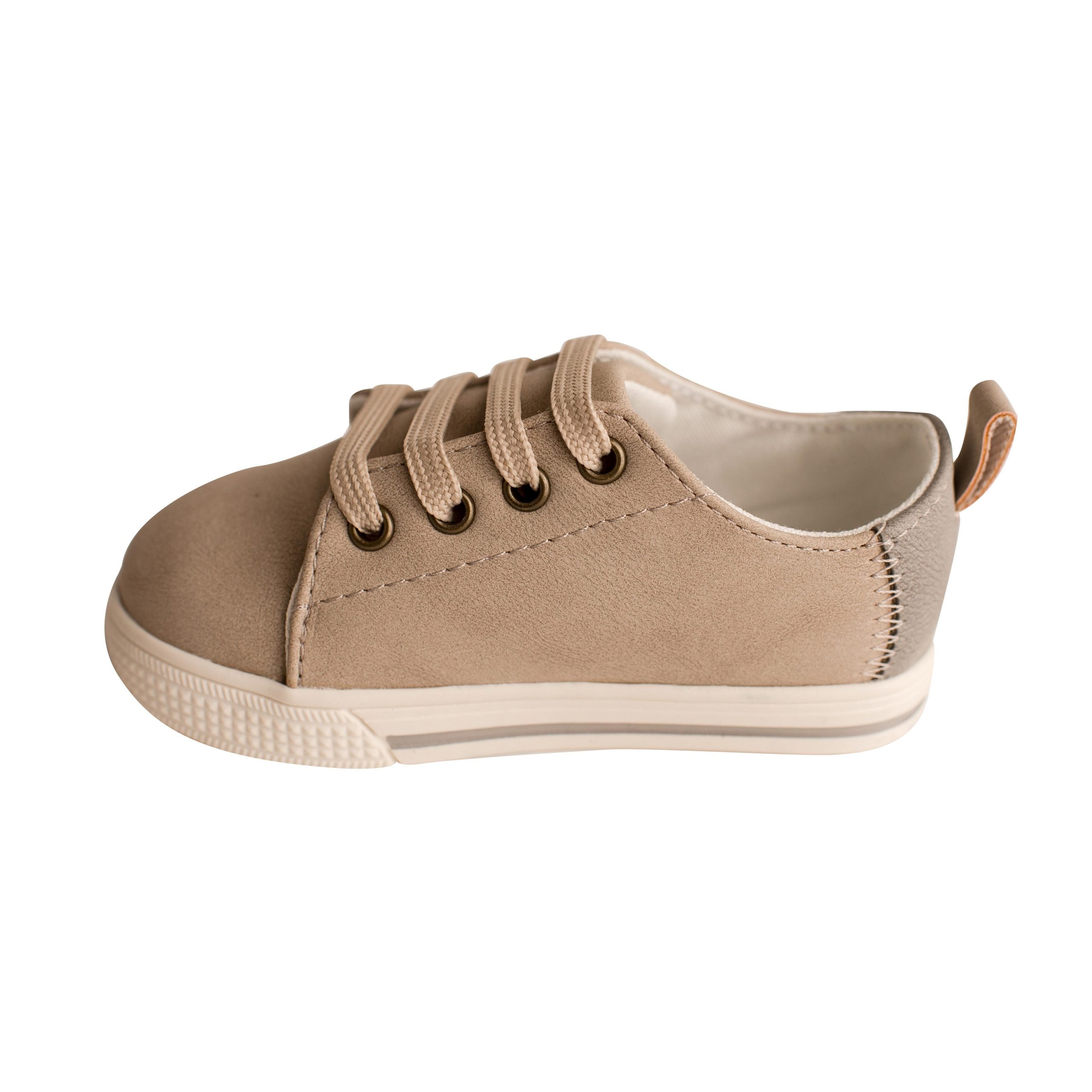 Baby Deer Lennon Toddler Khaki Sneakers-BABY DEER-Little Giant Kidz