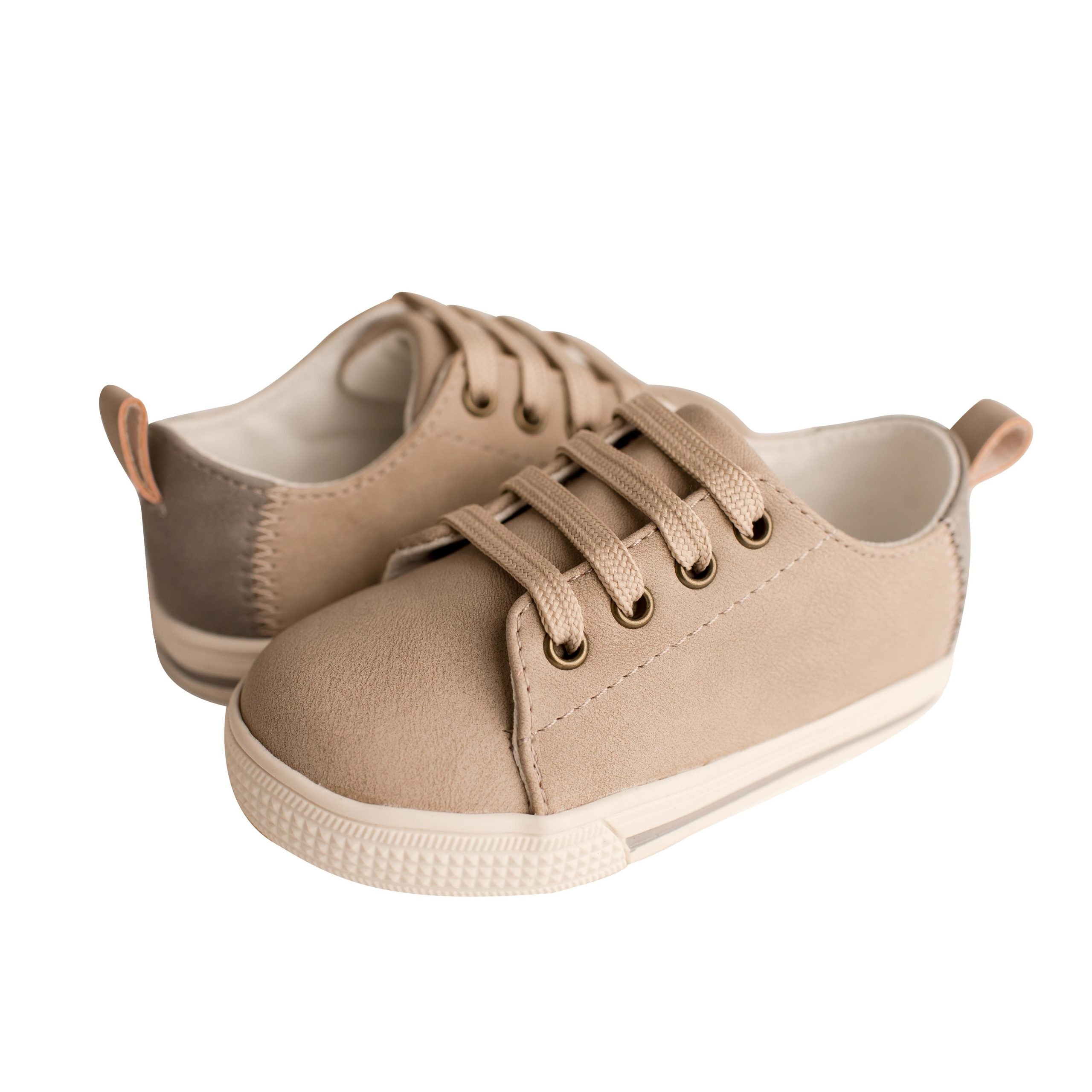 Baby Deer Lennon Toddler Khaki Sneakers-BABY DEER-Little Giant Kidz