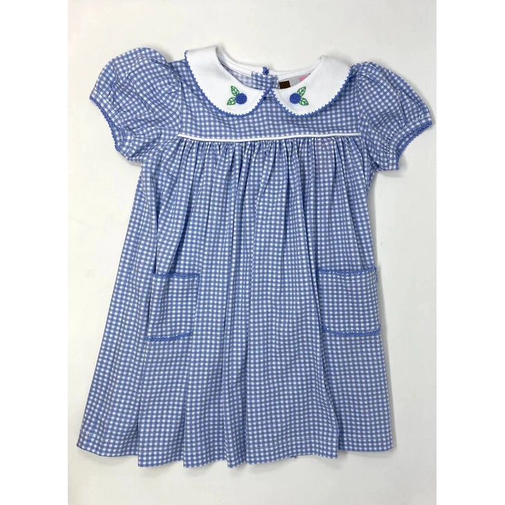 Banana Split Hydrangea Embroidered Dress-BANANA SPLIT-Little Giant Kidz