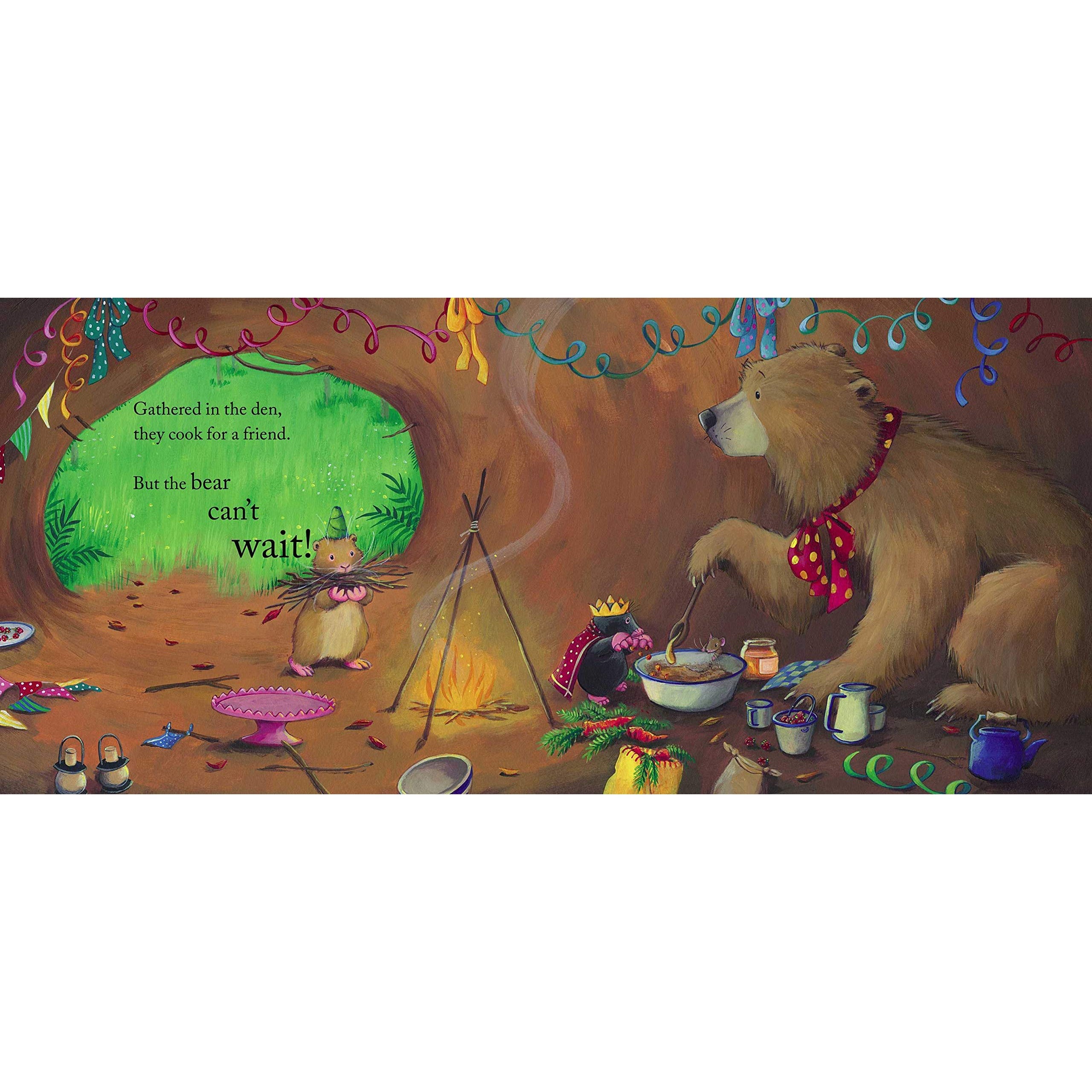 Bear Can't Wait (Hardcover Book)-SIMON & SCHUSTER-Little Giant Kidz