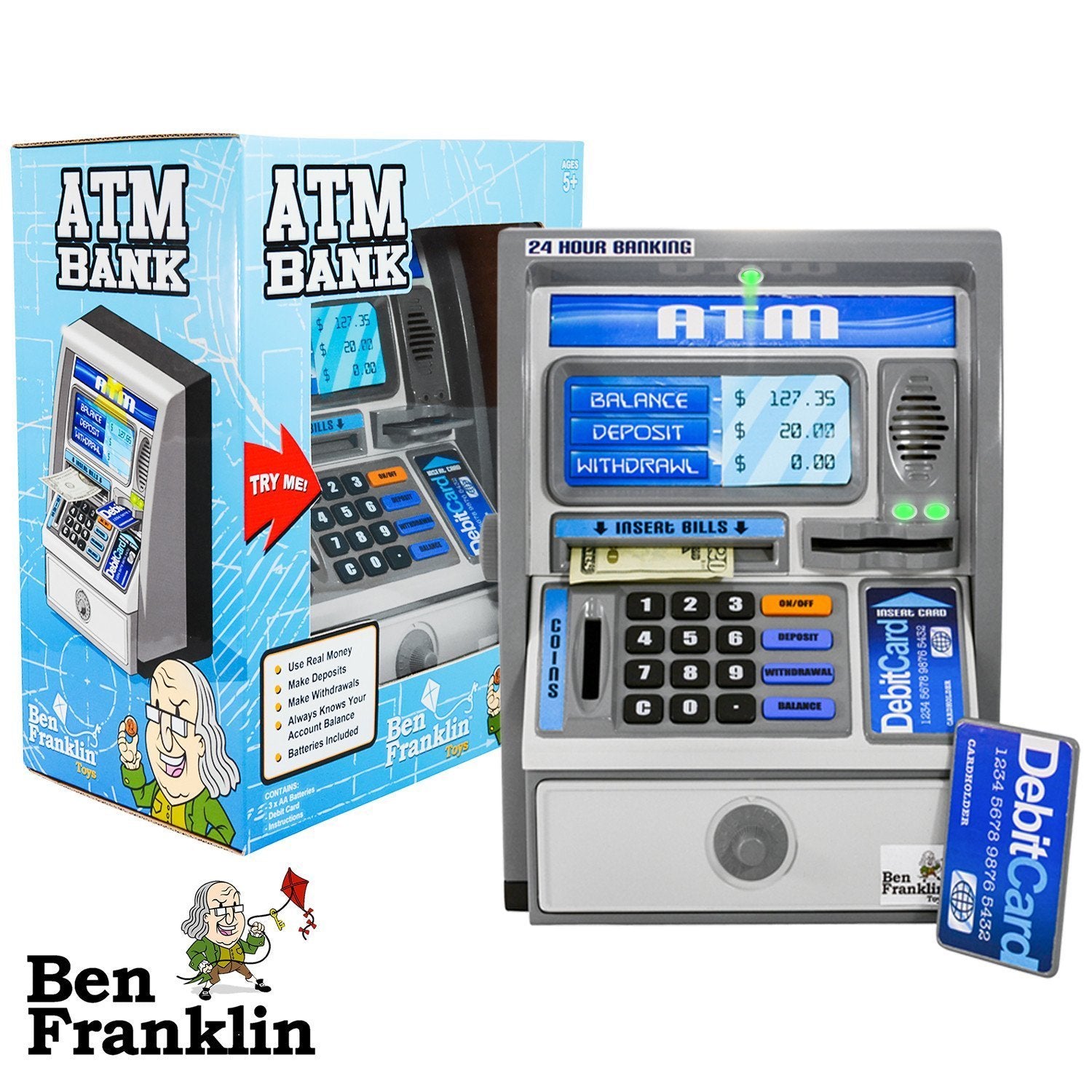Ben Franklin Toys Talking ATM Machine-Ben Franklin Toys-Little Giant Kidz
