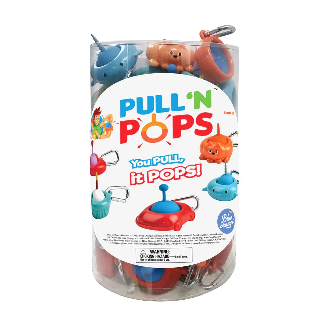 Blue Orange Games Pull 'N Pops Big Bubble Keychain Blue Orange Games Pull 'N Pops Big Bubble Keychain
