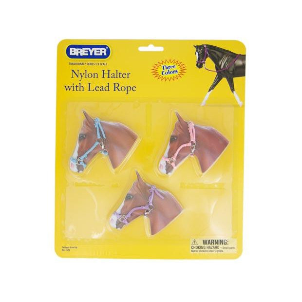Breyer Traditional Hot Colored Nylon Halters - 3 Piece Assortment-BREYER-Little Giant Kidz