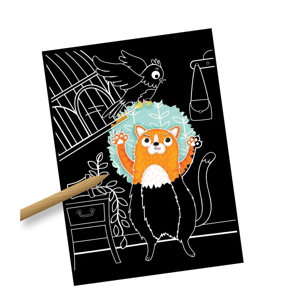 Bright Stripes Scratch-Tastic Pictures - Pet Party!