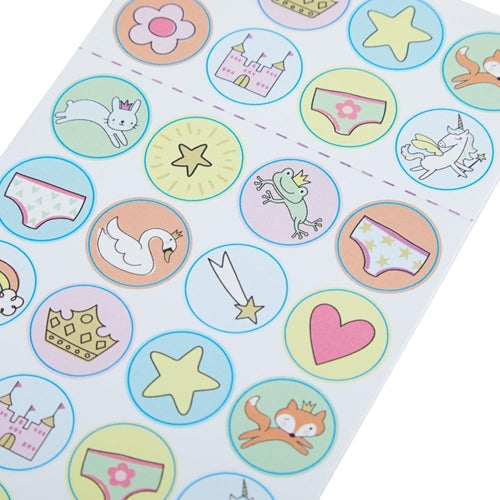 C.R. Gibson Potty Princess Door Knob Reward Sticker Set-CR GIBSON-Little Giant Kidz