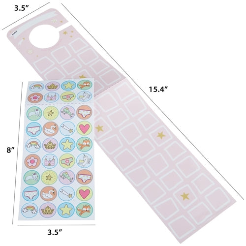 C.R. Gibson Potty Princess Door Knob Reward Sticker Set-CR GIBSON-Little Giant Kidz