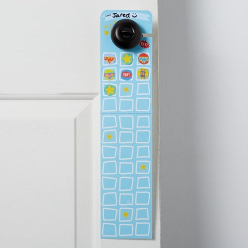 C.R. Gibson Potty Super Hero Door Knob Reward Sticker Set-CR GIBSON-Little Giant Kidz