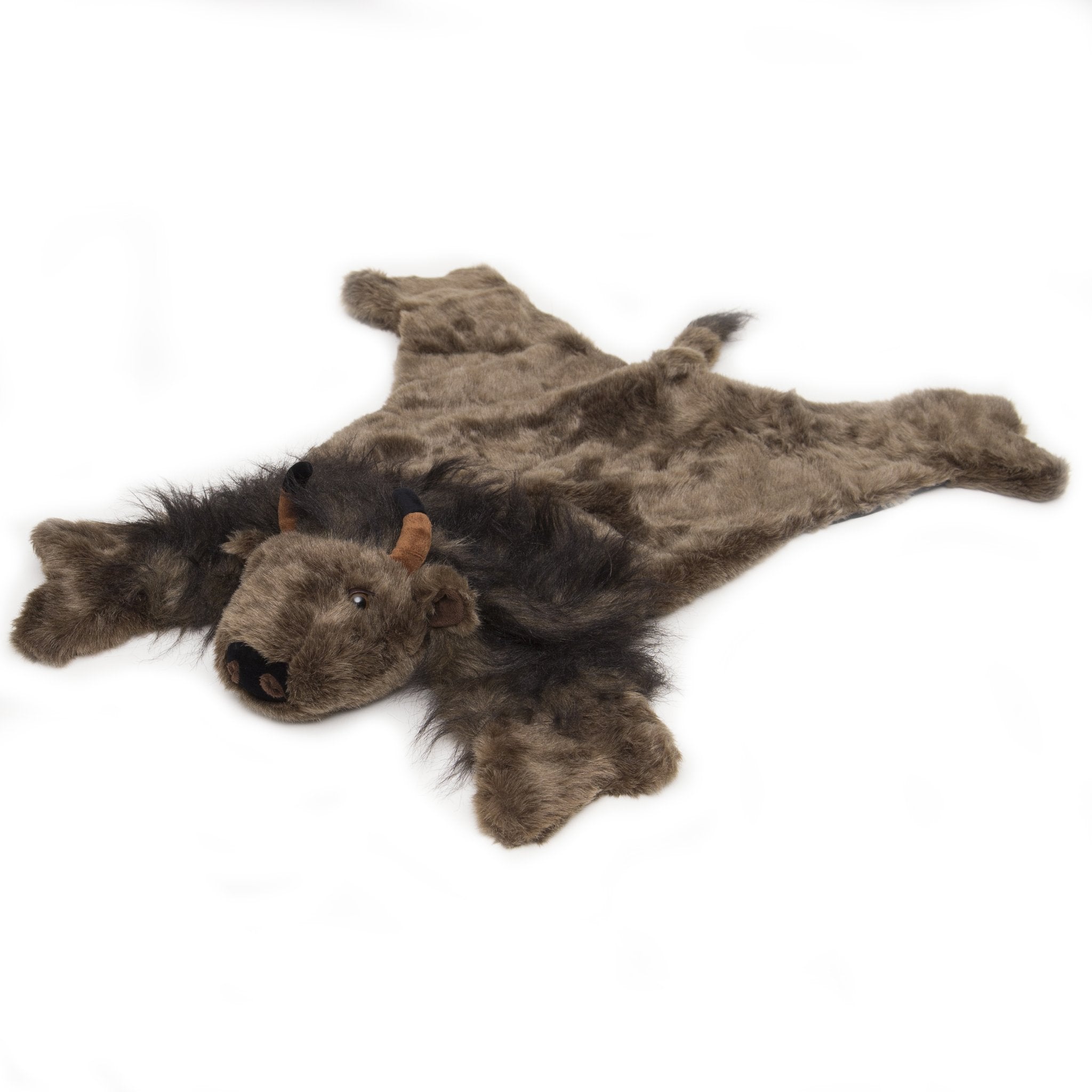 Carstens Plush Buffalo Animal Rug-CARSTENS-Little Giant Kidz