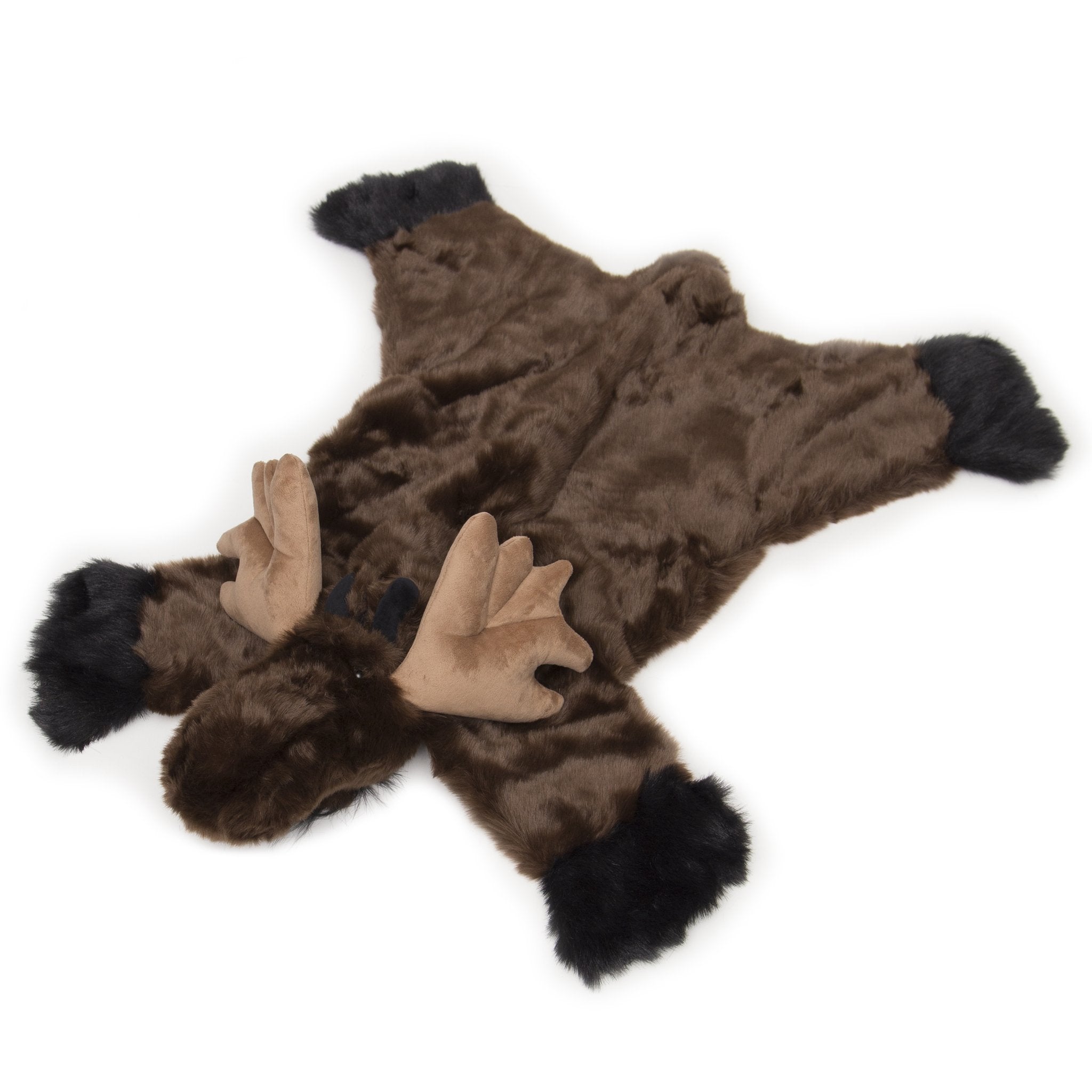 Carstens Plush Moose Animal Rug-CARSTENS-Little Giant Kidz