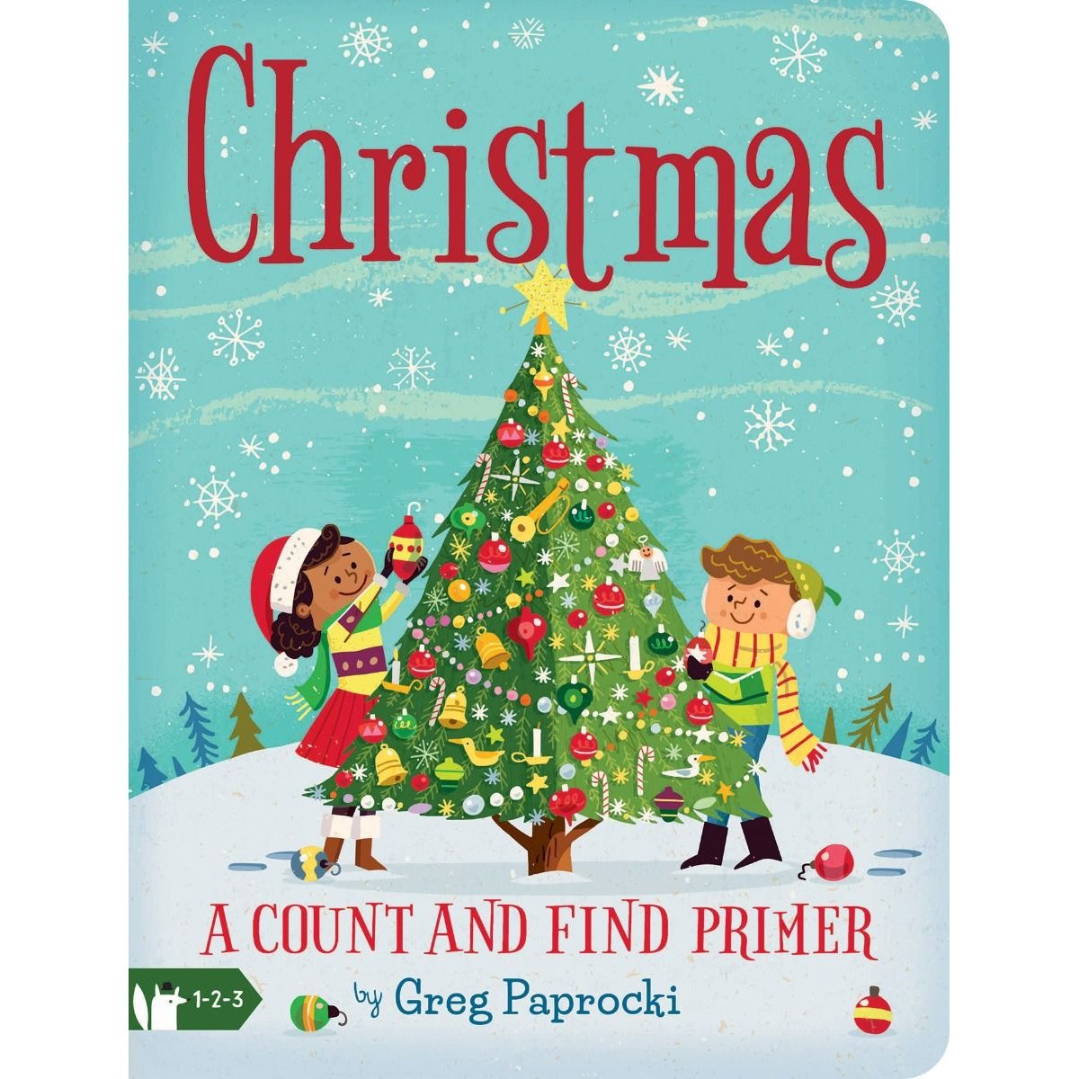 Christmas A Count & Find Primer (Board Book)-HACHETTE BOOK GROUP USA-Little Giant Kidz