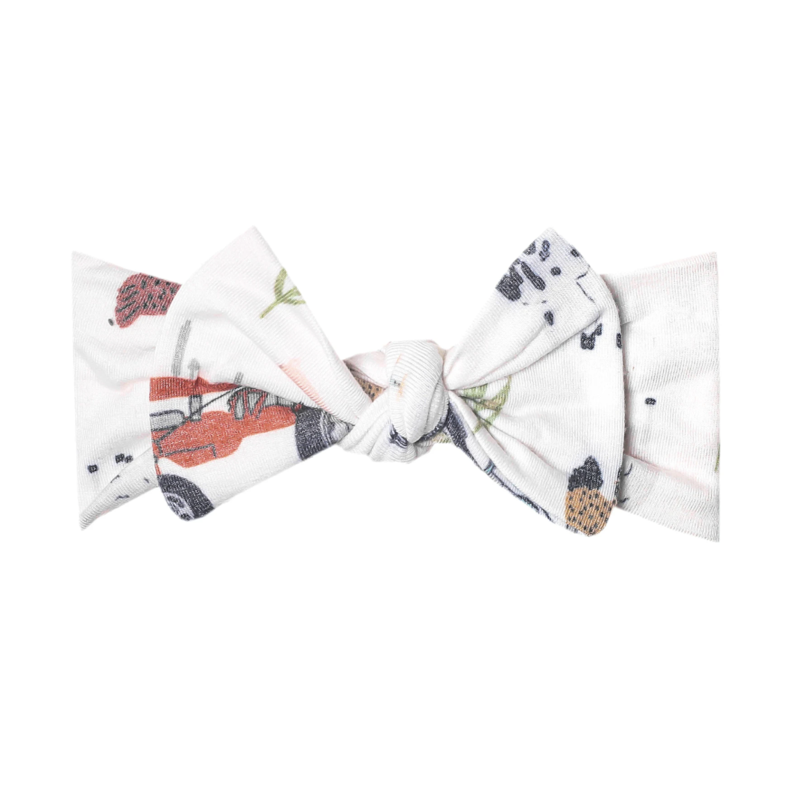 Copper Pearl Jo Knit Headband Bow-COPPER PEARL-Little Giant Kidz