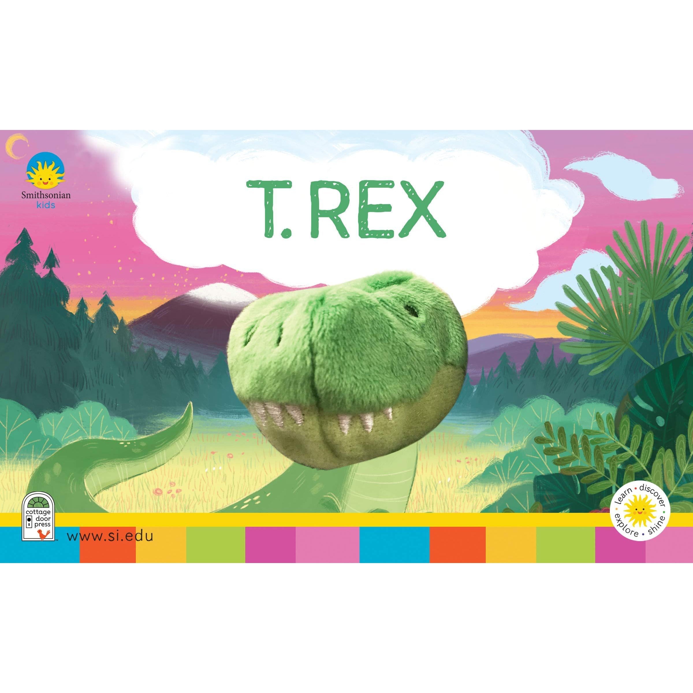 Cottage Door Press: I Am a T.Rex - Finger Puppet Board Book-COTTAGE DOOR PRESS-Little Giant Kidz