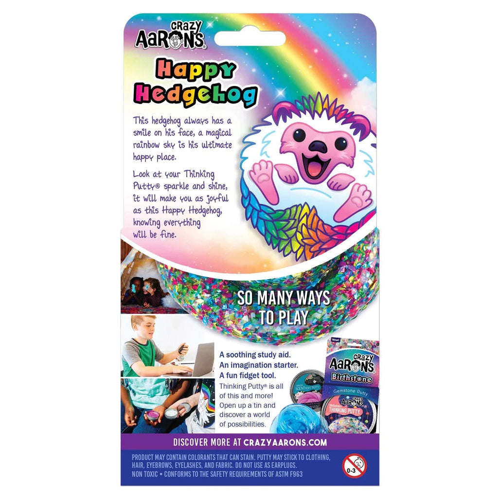 Crazy Aarons Happy Hedgehog Thinking Putty-CRAZY AARONS-Little Giant Kidz