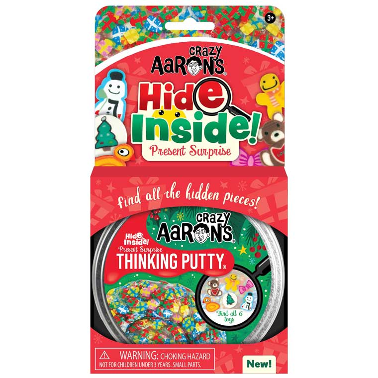 Crazy Aarons Hide Inside Present Surprise Thinking Putty-CRAZY AARONS-Little Giant Kidz
