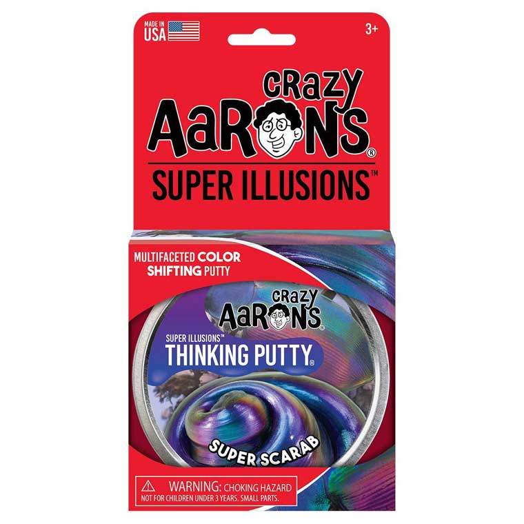 Crazy Aarons Super Illusions Super Scarab Thinking Putty-CRAZY AARONS-Little Giant Kidz