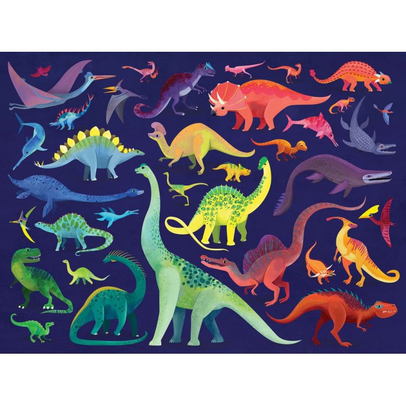 Crocodile Creek 100 Piece Puzzle - 36 Animals Dino World-Crocodile Creek-Little Giant Kidz