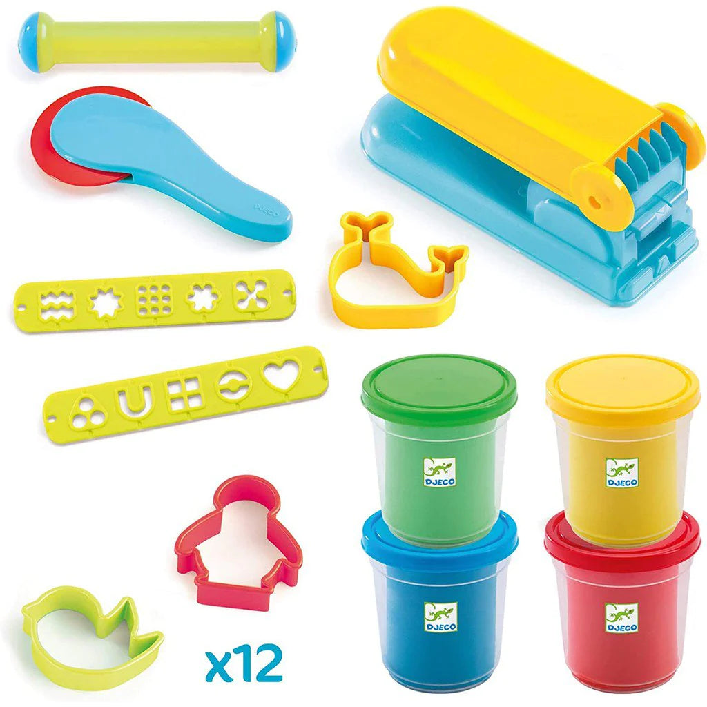 DJECO Le Petit Artist Introduction to Dough Set - Classic-DJECO-Little Giant Kidz