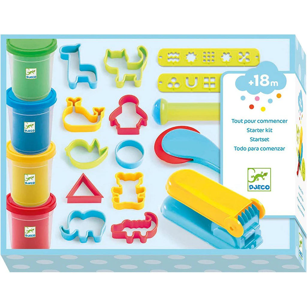DJECO Le Petit Artist Introduction to Dough Set - Classic-DJECO-Little Giant Kidz