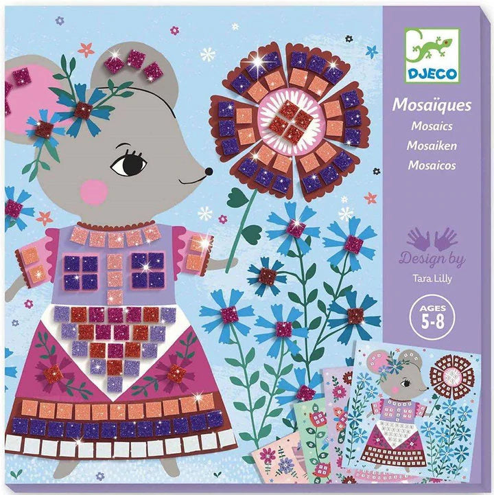 DJECO Mosaics Kit - Lovely Pets-DJECO-Little Giant Kidz