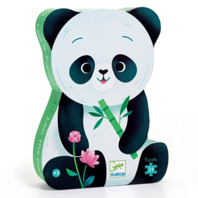 DJECO Silhouette Puzzle - Leo the Panda (24 Pieces)-DJECO-Little Giant Kidz
