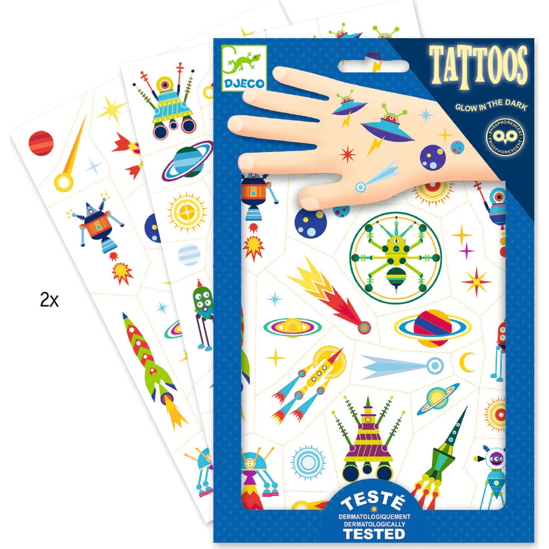 DJECO Tattoos Space Oddity-DJECO-Little Giant Kidz