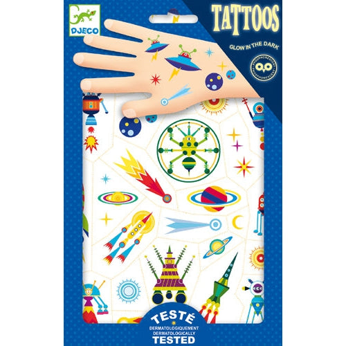 DJECO Tattoos Space Oddity-DJECO-Little Giant Kidz