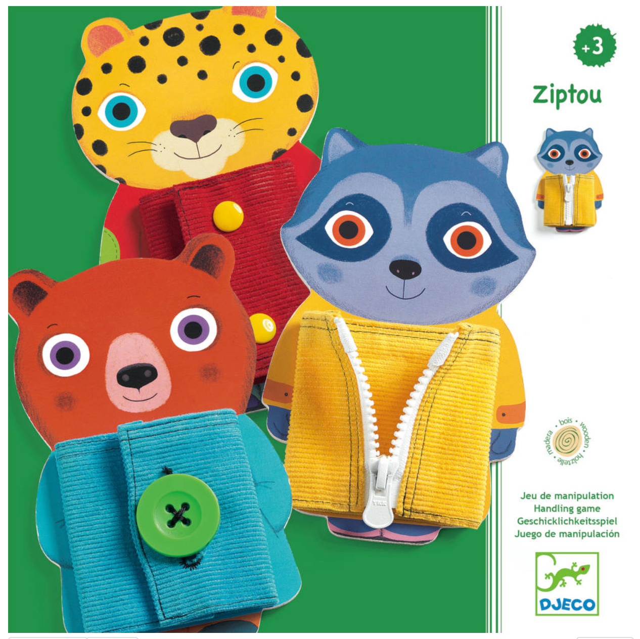 DJECO Ziptou Learning Toy-DJECO-Little Giant Kidz