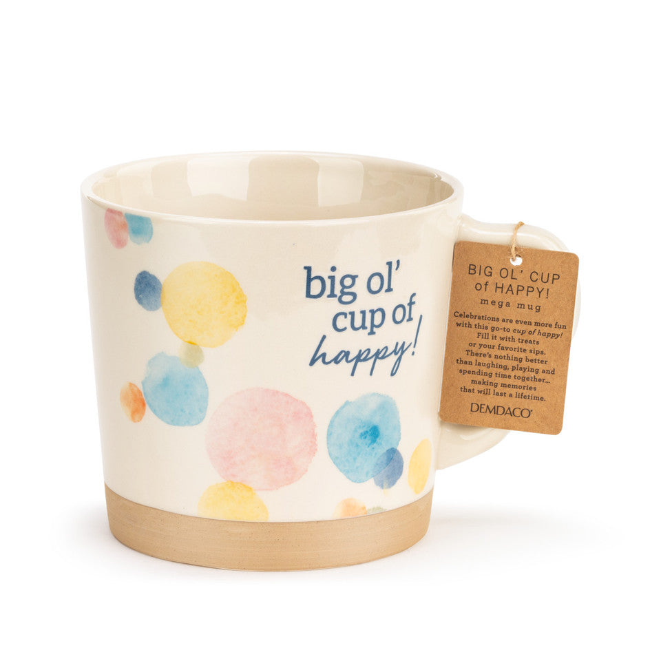 Demdaco Together Time Happy! Mega Mug-DEMDACO-Little Giant Kidz