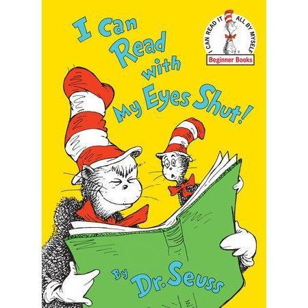 Dr. Seuss Beginner Books: I Can Read With My Eyes Shut (Hardcover Book)-PENGUIN RANDOM HOUSE-Little Giant Kidz