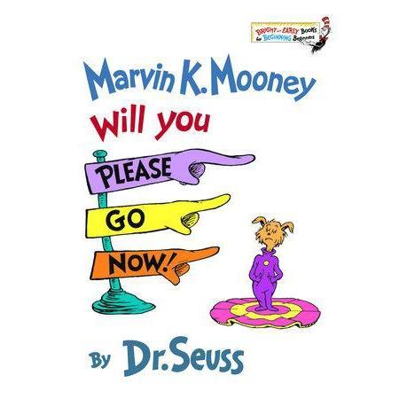 Dr. Seuss Beginner Books: Marvin K. Money Will You Please Go Now! (Hardcover Book)-PENGUIN RANDOM HOUSE-Little Giant Kidz