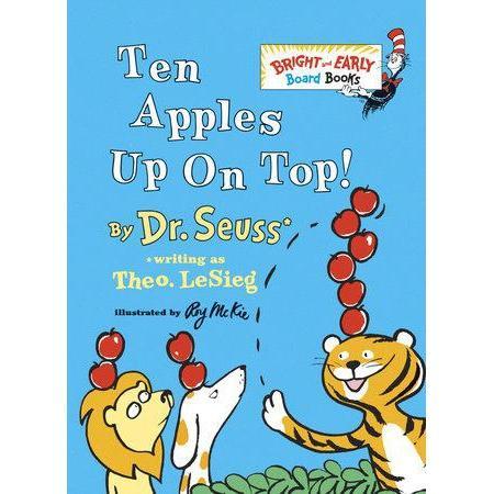 Dr. Seuss Bright & Early Board Books: Ten Apples Up On Top! (Mini Board Book)-PENGUIN RANDOM HOUSE-Little Giant Kidz