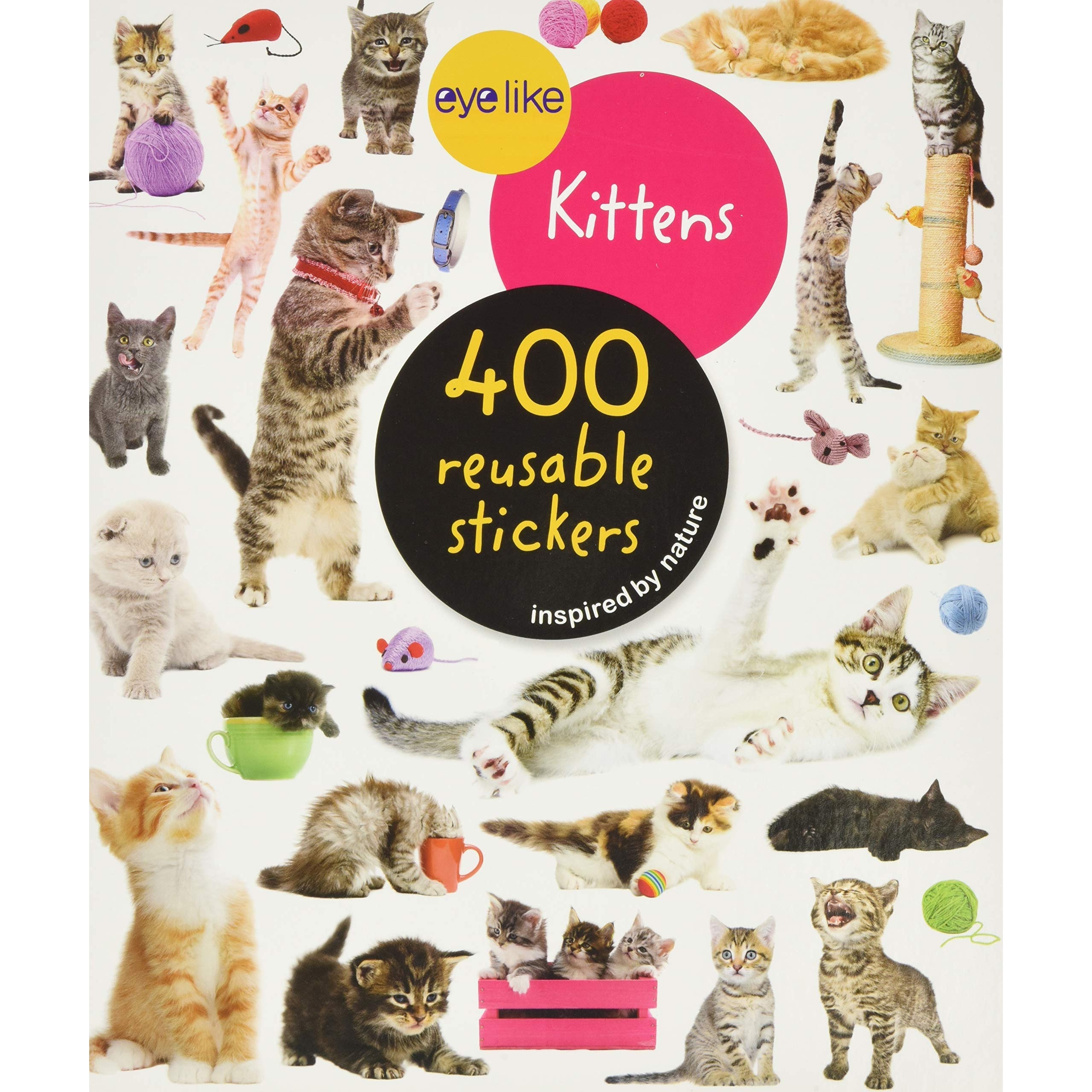 Eyelike Stickers: Kittens (Paperback Book)-HACHETTE BOOK GROUP USA-Little Giant Kidz
