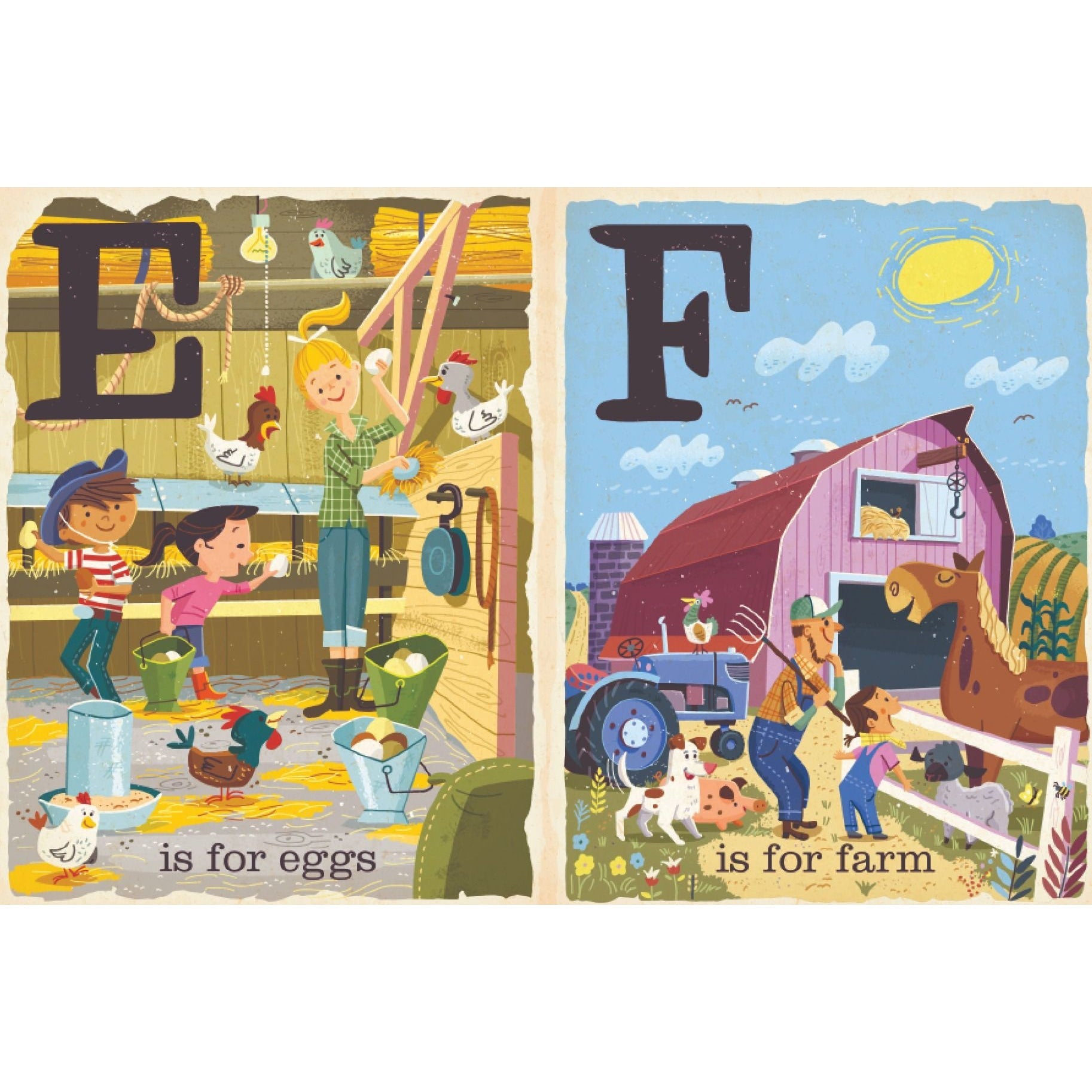 F is for Farm (Board Book)-GIBBS SMITH-Little Giant Kidz